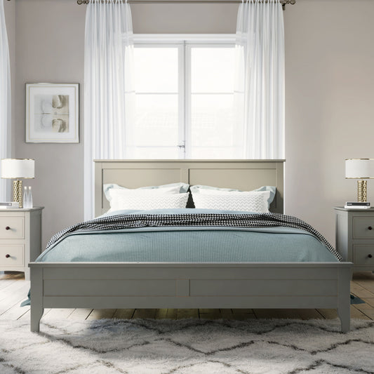 Modern Solid Wood Platform Bed