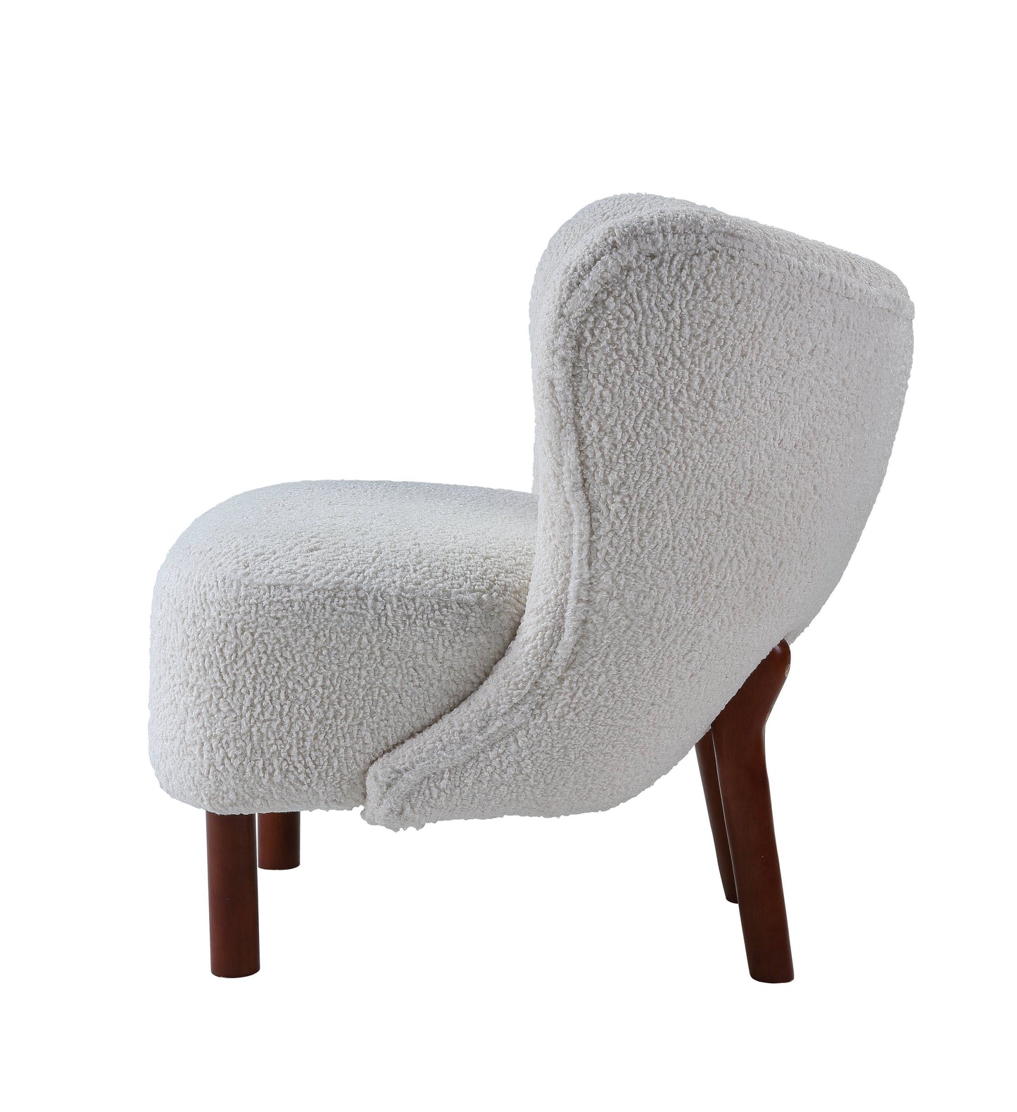 Zusud - Teddy Sherpa Accent Chair - White