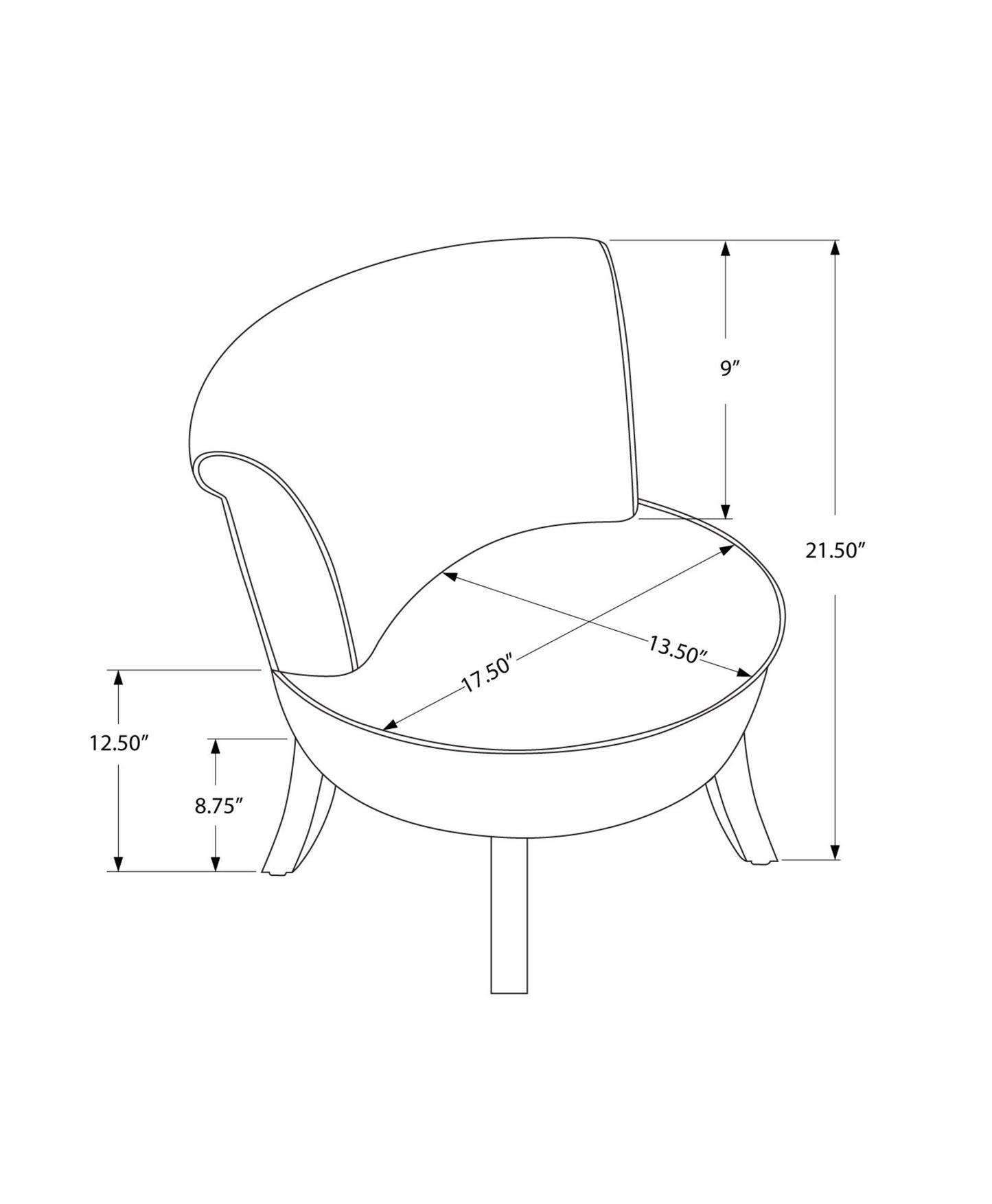 Juvenile Chair, Accent, Kids, Upholstered Leather Look, Contemporary, Modern - White