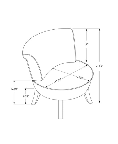 Juvenile Chair, Accent, Kids, Upholstered Leather Look, Contemporary, Modern - White