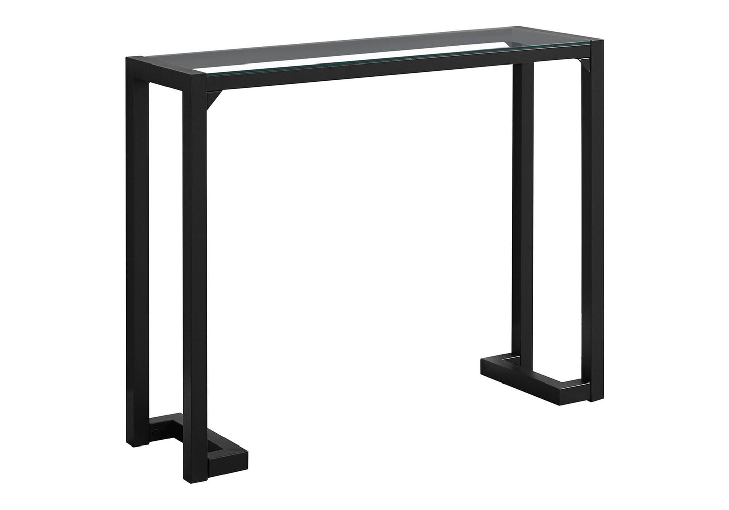 Accent Console Table For Entryway Contemporary - Black