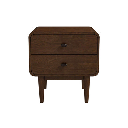 Alexa - Mid-Century Modern Style Night Stand - Brown