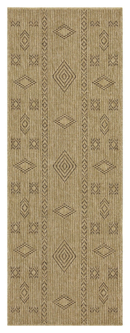 Earth - 7'10" X 10'3" Indoor, Outdoor Area Rug - Natural, Mocha