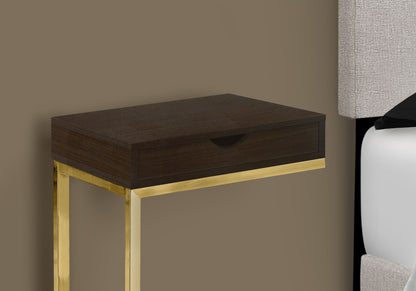 Accent Table, C - Shaped Contemporary & Modern Elegant Design