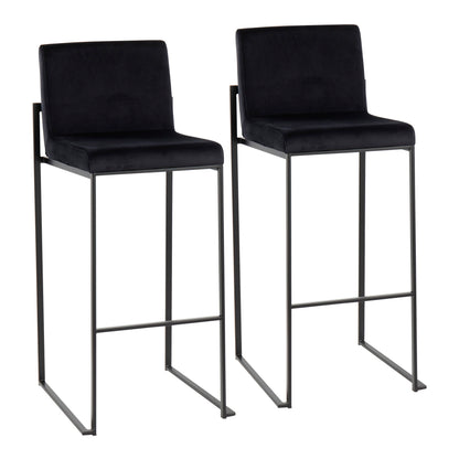 Fuji - Contemporary High Back Barstool Elegant Design