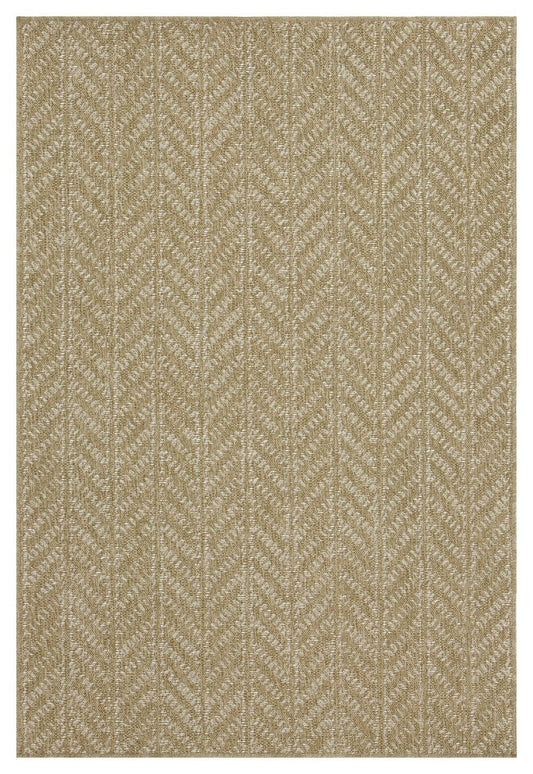 Earth - 5'3" X 7'3" Indoor, Outdoor Area Rug - Natural / White