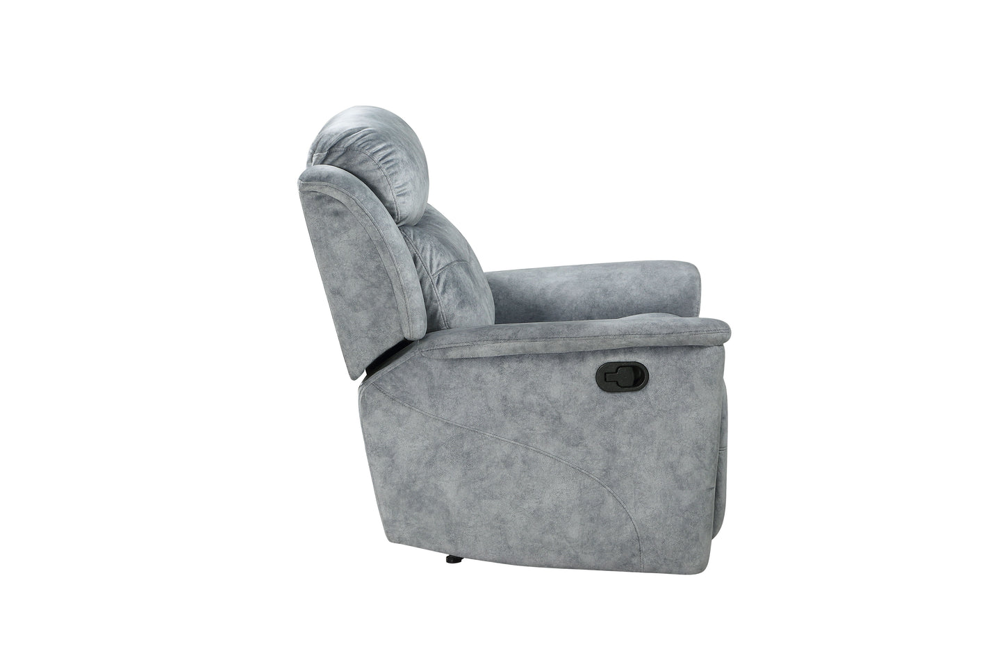 Mariana - Manual Recliner Chair - Silver Gray