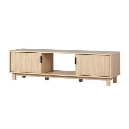 Modern Fluted Door Minimalist TV Stand