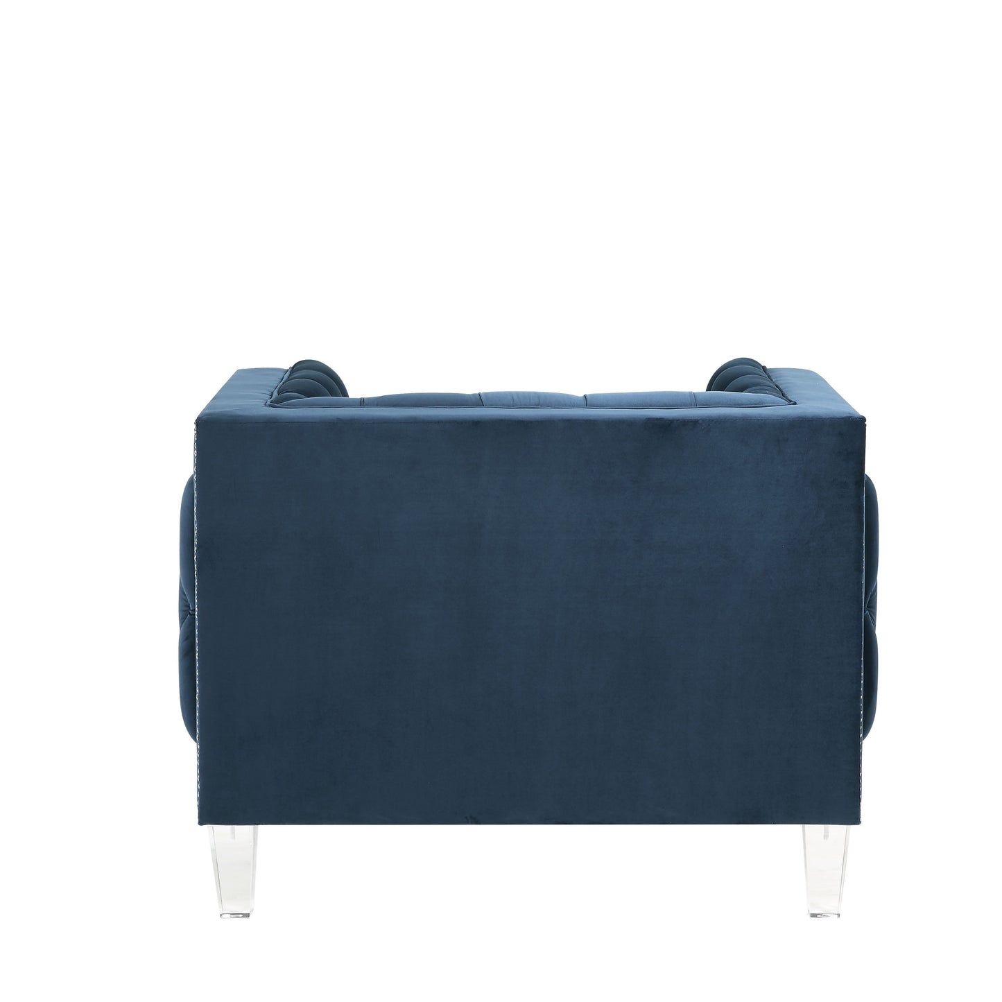 Ansario - Velvet Chair - Blue