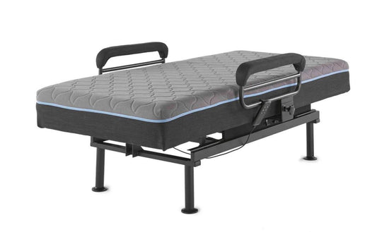 Adjustable Sleep To Stand Bed With Convenient Lift Assist Txl - Blue