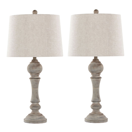 Winston - Farmhouse Poly Table Lamp (Set of 2)