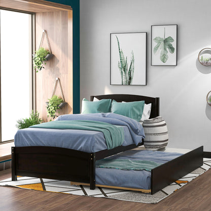 Platform Bed With Trundle