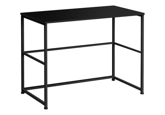 Computer Desk, Home Office, Laptop, Left & Right Set-Up, Storage Drawers, Work, Contemporary, Modern - Black