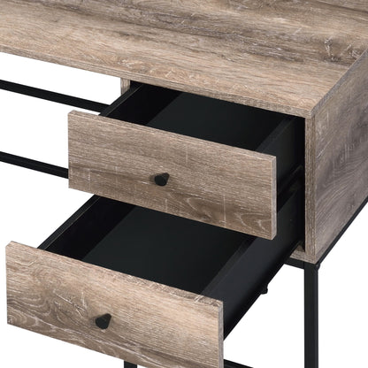 Desirre - Wirting Desk With USB Port - Oak