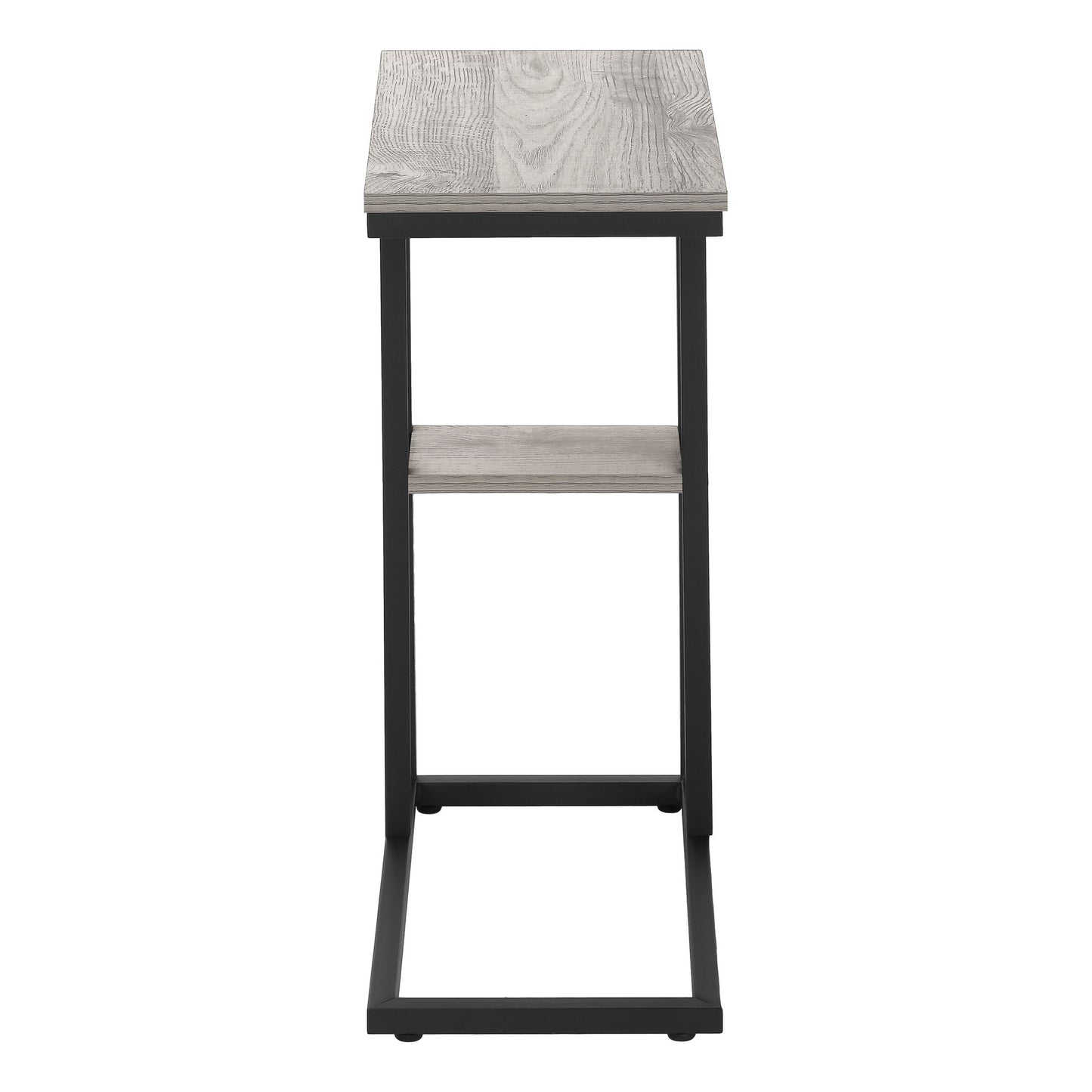 Accent Table, C - Shaped, Marble Look Contemporary & Modern Convenient Design