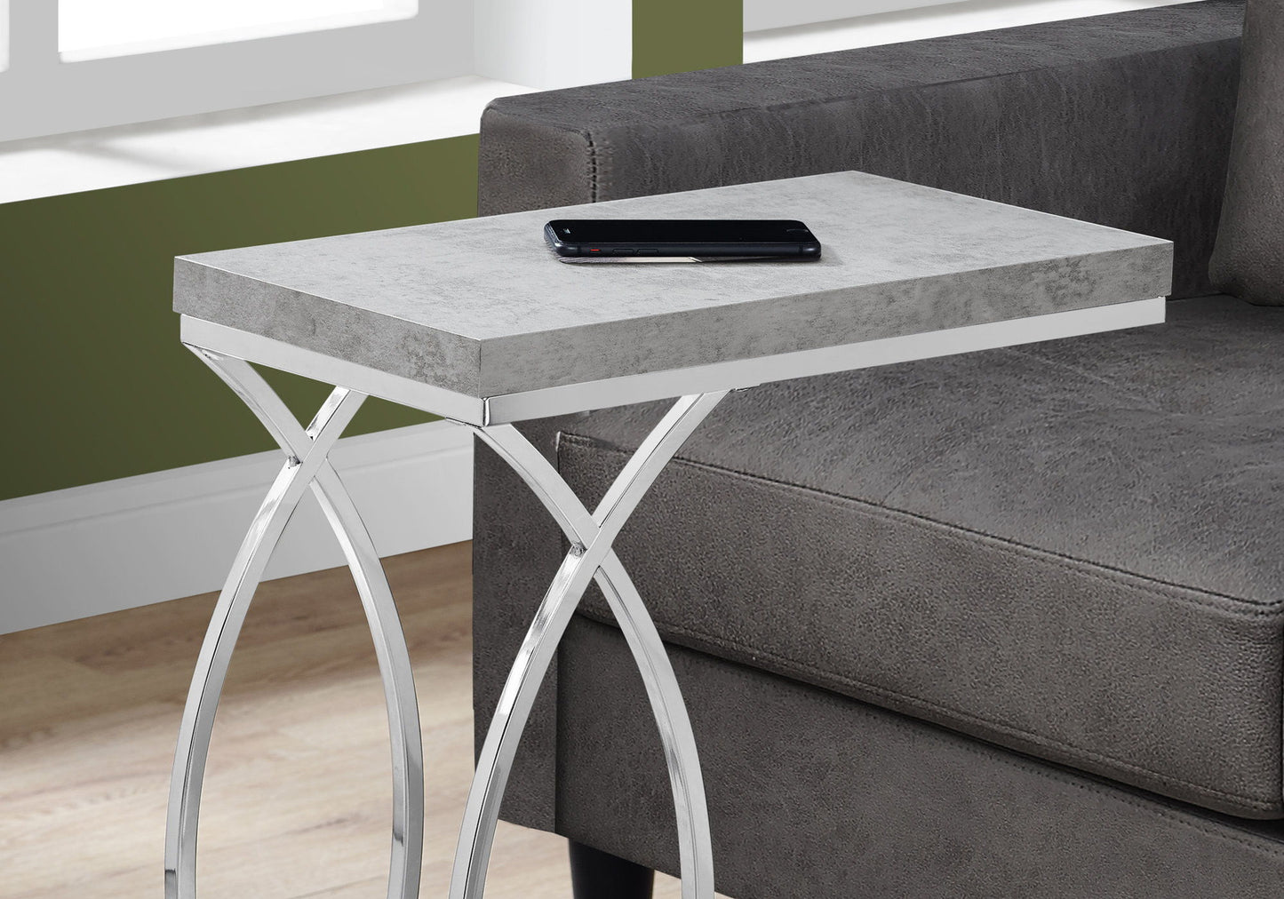 Accent Table, C - Shaped, Contemporary & Modern Design