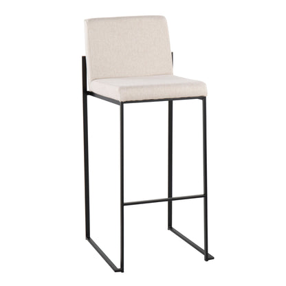 Fuji - Contemporary High Back Barstool Elegant Design