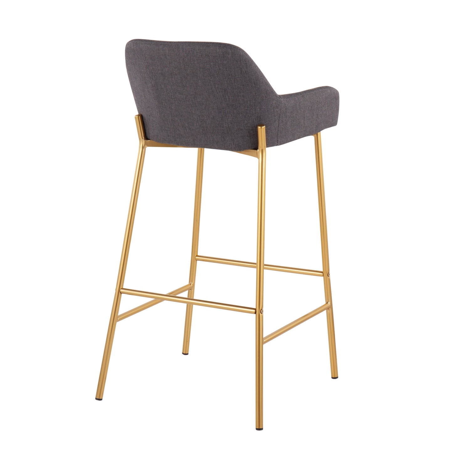 Daniella - Contemporary / Glam Fixed Height Bar Stool (Set of 2)