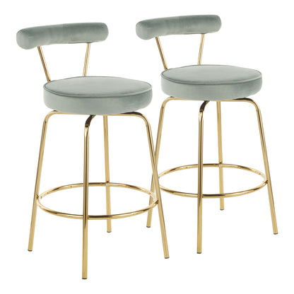 Rhonda - Glam Counter Stool (Set of 2)