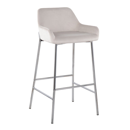 Daniella - Contemporary Fixed Height Bar Stool (Set of 2)