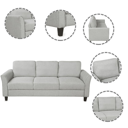 Living Room Furniture Loveseat Sofa And 3 Seat Sofa