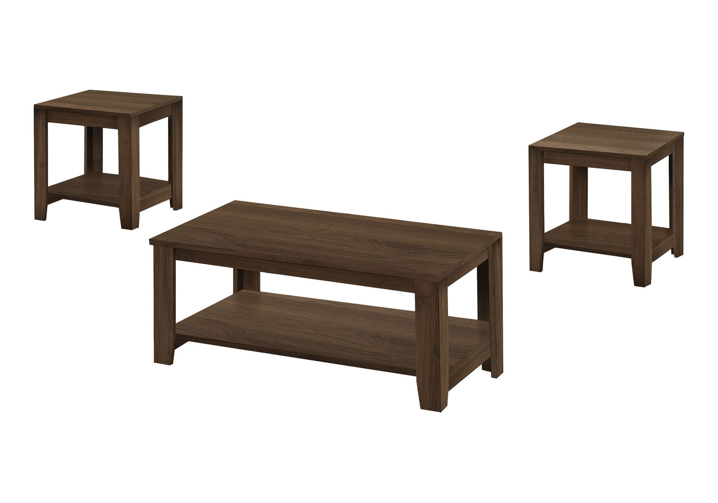 Table Set, Coffee, End, Side, Accent, Living Room, Transitional (Set of 3)