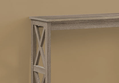 Accent Console Table For Entryway, Stylish Modern - Taupe