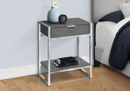 Accent Side Table, Storage Drawer, Spacious Tabletop