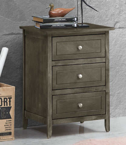 Daniel - 3 Drawer Nightstand