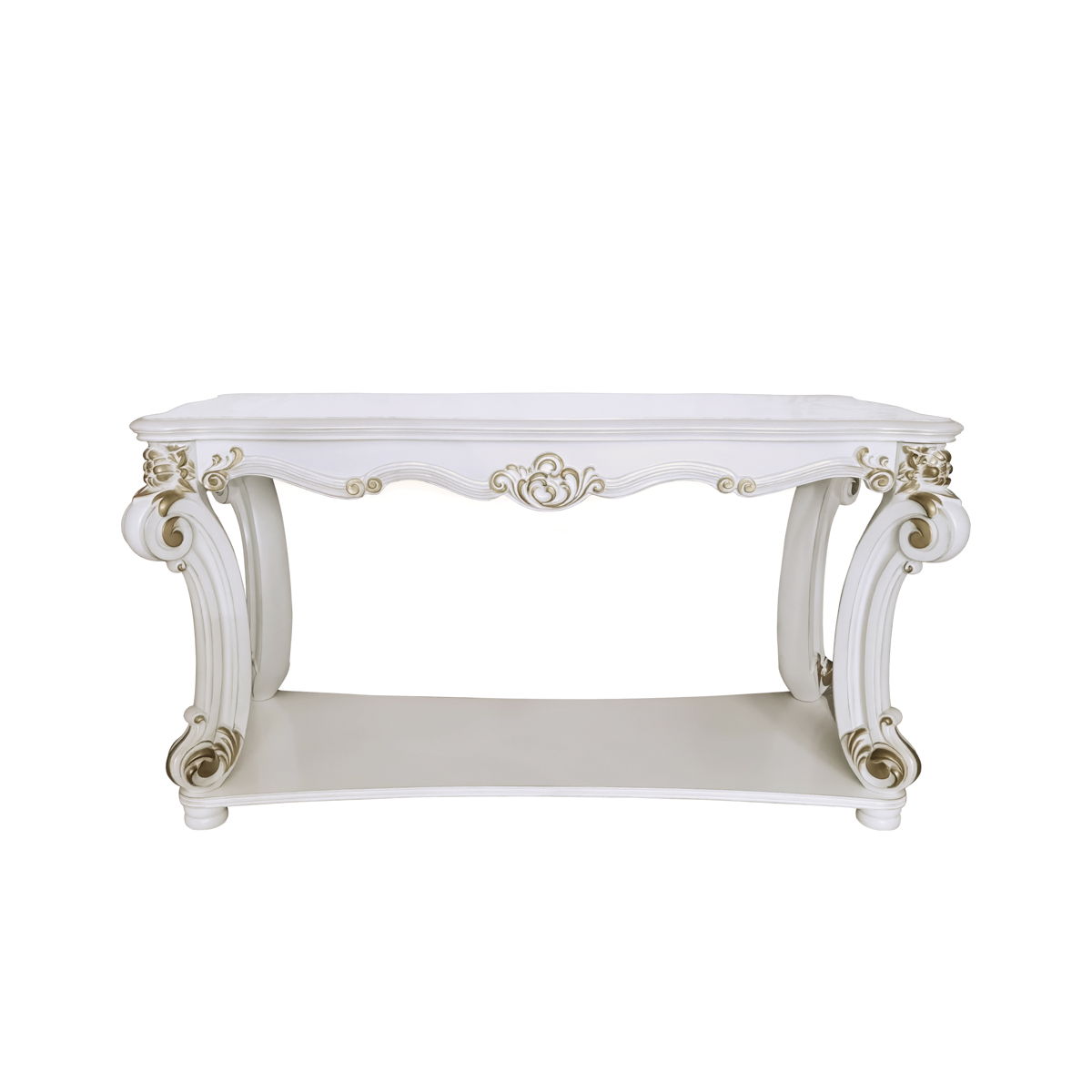 Vendome - Antique Sofa Table - White