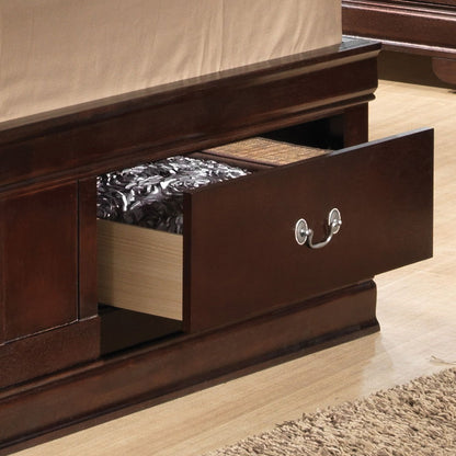 Louis Phillipe - Bookcase Storage Bed