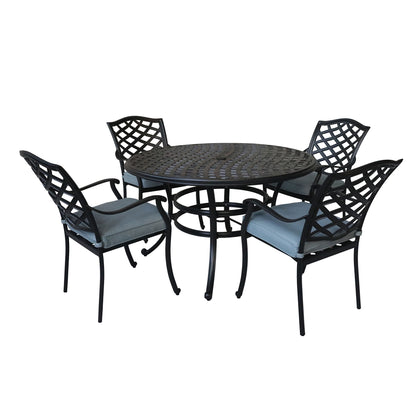 Aluminum Round Dining Set