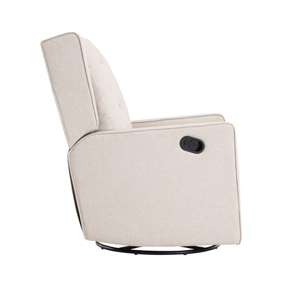 Milah - Gliding Swivel Recliner Tufted