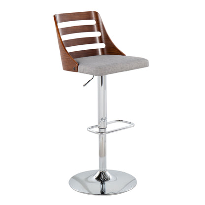 Trevi - Mid Century Modern Adjustable Barstool With Swivel