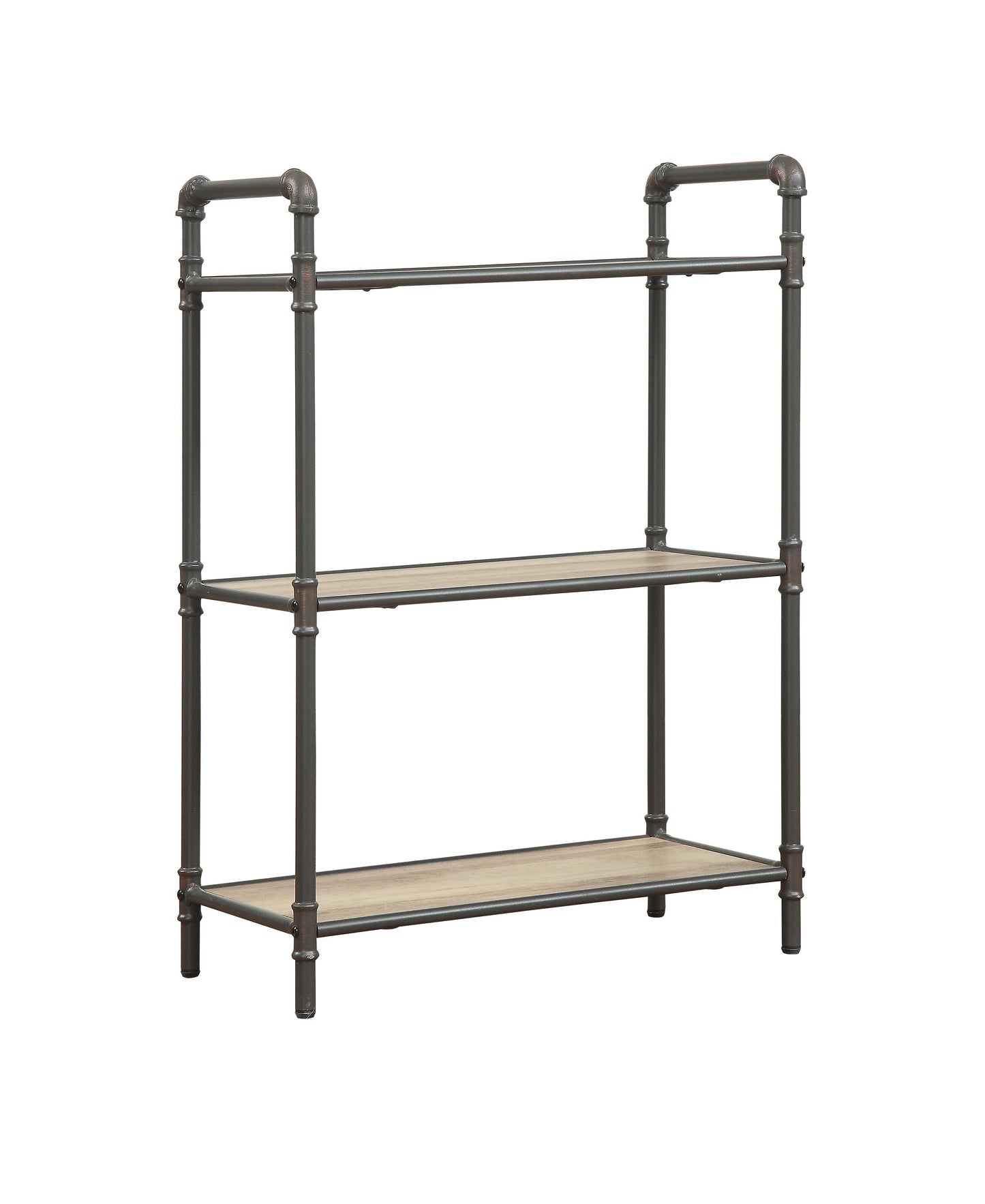 Itzel - Antique Bookshelf - Gray / Oak