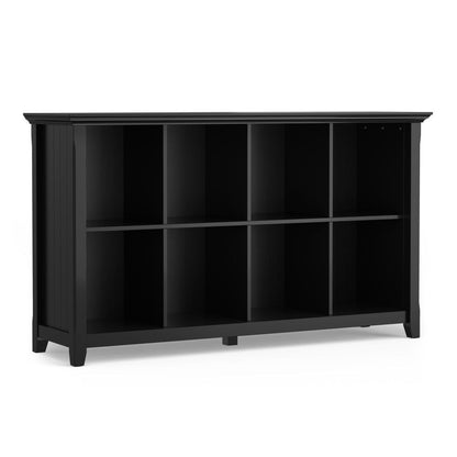 Acadian - 8 Cube Storage Sofa Table - Black