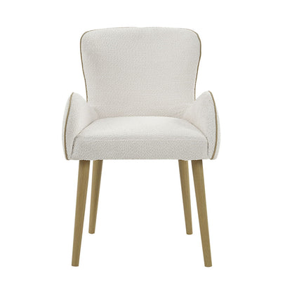 Qwin - Boucle Side Chair (Set of 2) - Beige