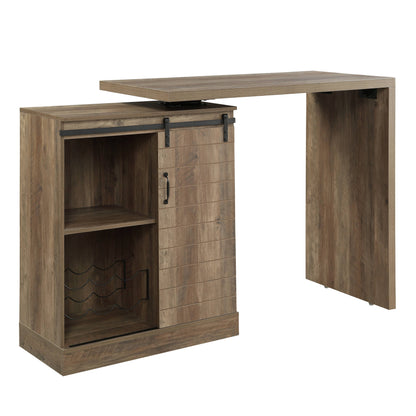 Quillon - Bar Table - Rustic Oak