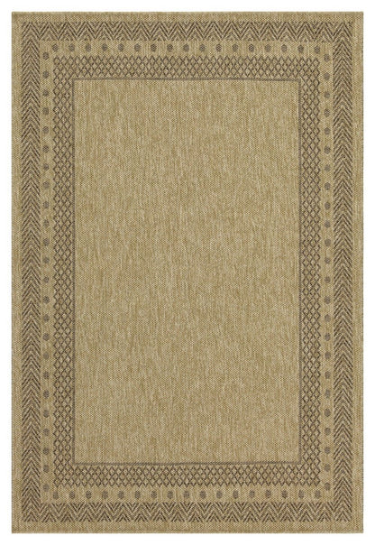 Earth - 2'7" X 7'3" Polypropylene, Indoor, Outdoor Area Rug - Jute, Mocha