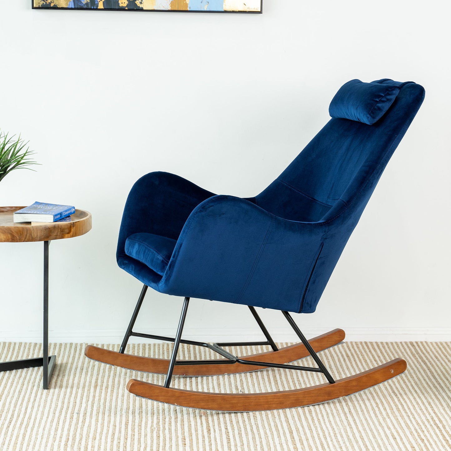 Chloe - Mid Century Modern Rocker Livingroom And Bedroom Chair