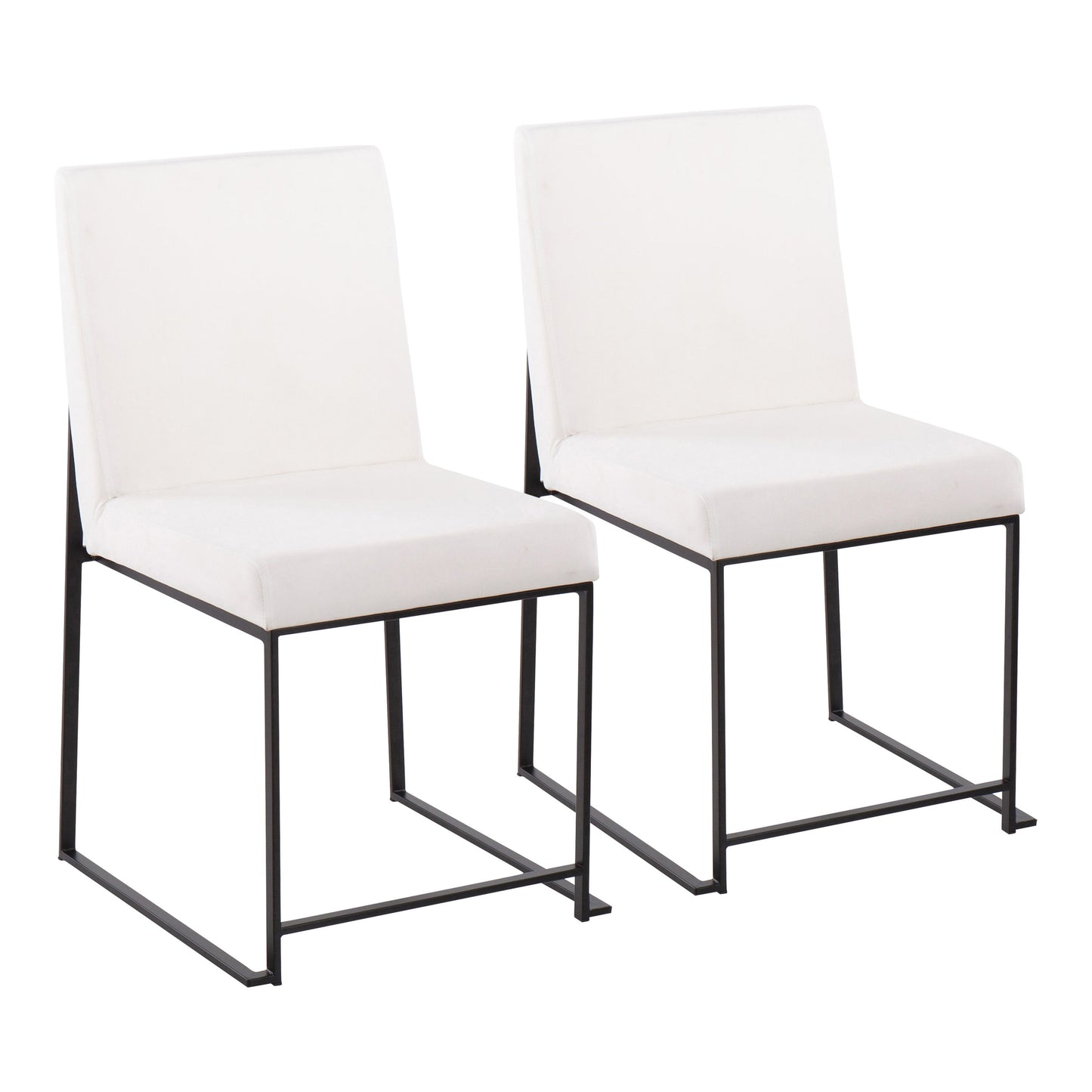 Fuji - Contemporary Modern Elegance With High Back Dining Chair (Set of 2)