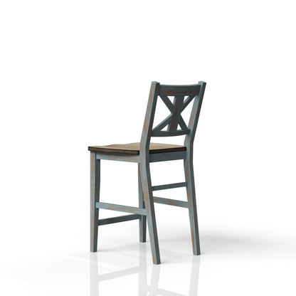 Counter Stool - Aqua Blue