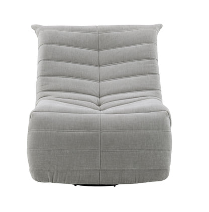 Talmon - Chenille Glider Recliner With Swivel