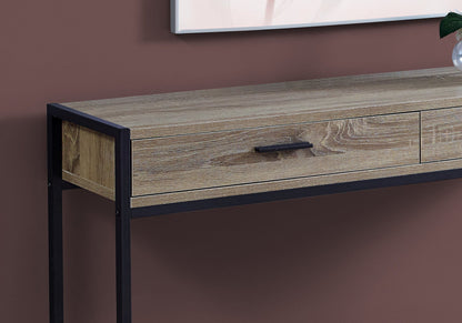 Accent Console Table For Entryway, Storage Drawers, Contemporary & Modern