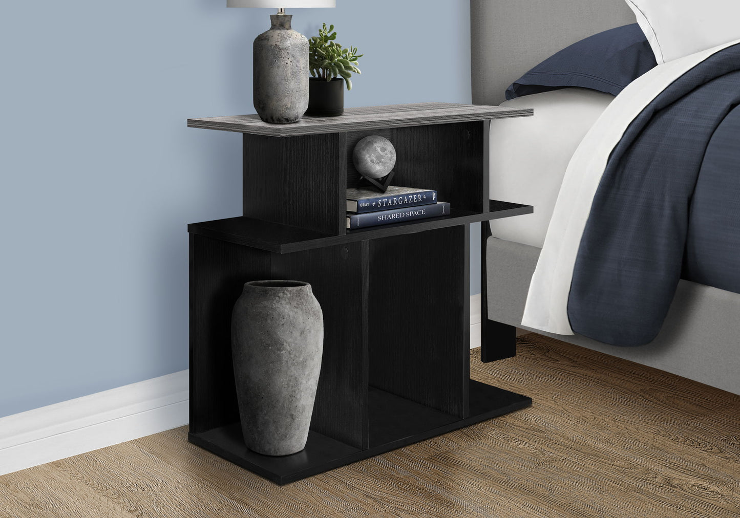 Accent Table, Side Contemporary & Modern - Black