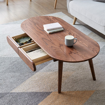 Capsule Centre Low Table With Drawers Coffee Table