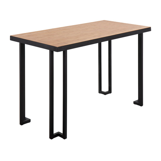 Roman - Industrial Desk - Black / Natural