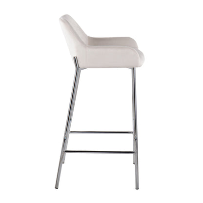 Daniella - Contemporary Fixed Height Bar Stool (Set of 2)