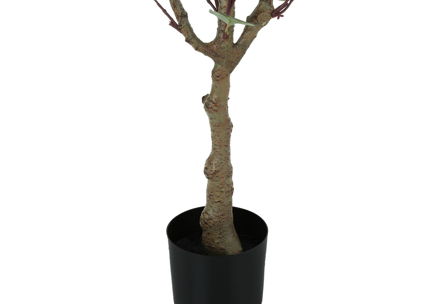 46" Tall, Artificial Plant, Eucalyptus Tree, Indoor, Faux, Fake, Floor, Greenery, Potted, Decorative - Green / Black