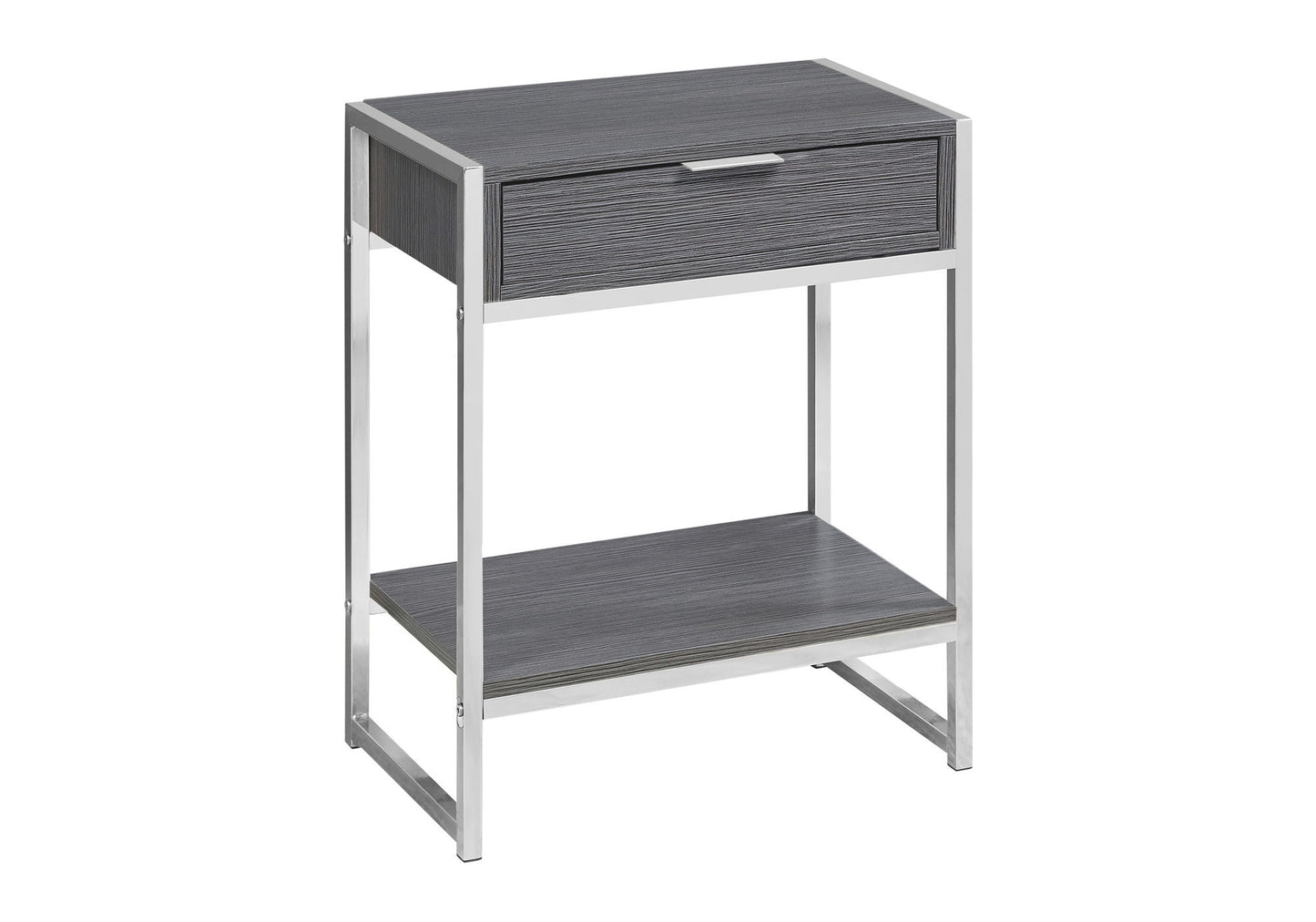 Accent Side Table, Storage Drawer, Spacious Tabletop